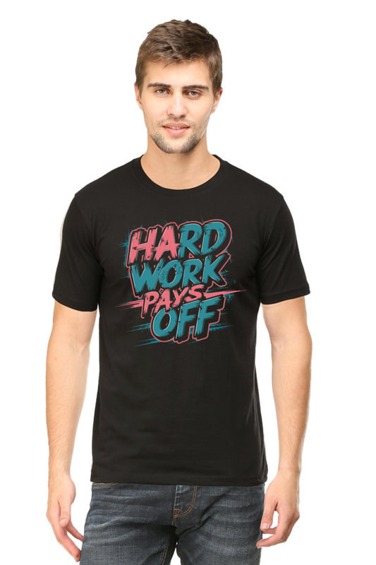 Hard Work: Corporate Mazdoor Classic Round Neck T-Shirt
